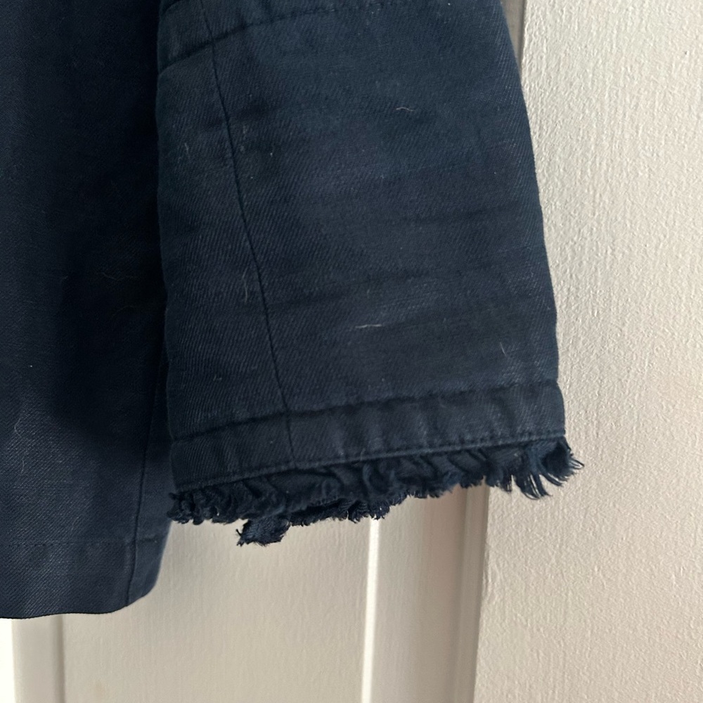 J Crew navy jacket, Size 0 - Picture 2 of 4
